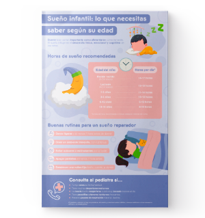 Miniatura de la infografía del sueño infantil