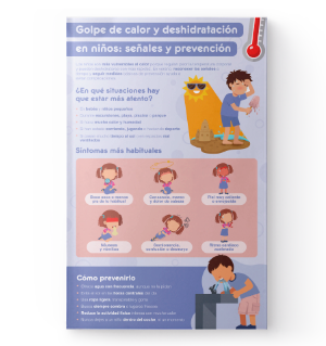 Guía deshidratación niños verano